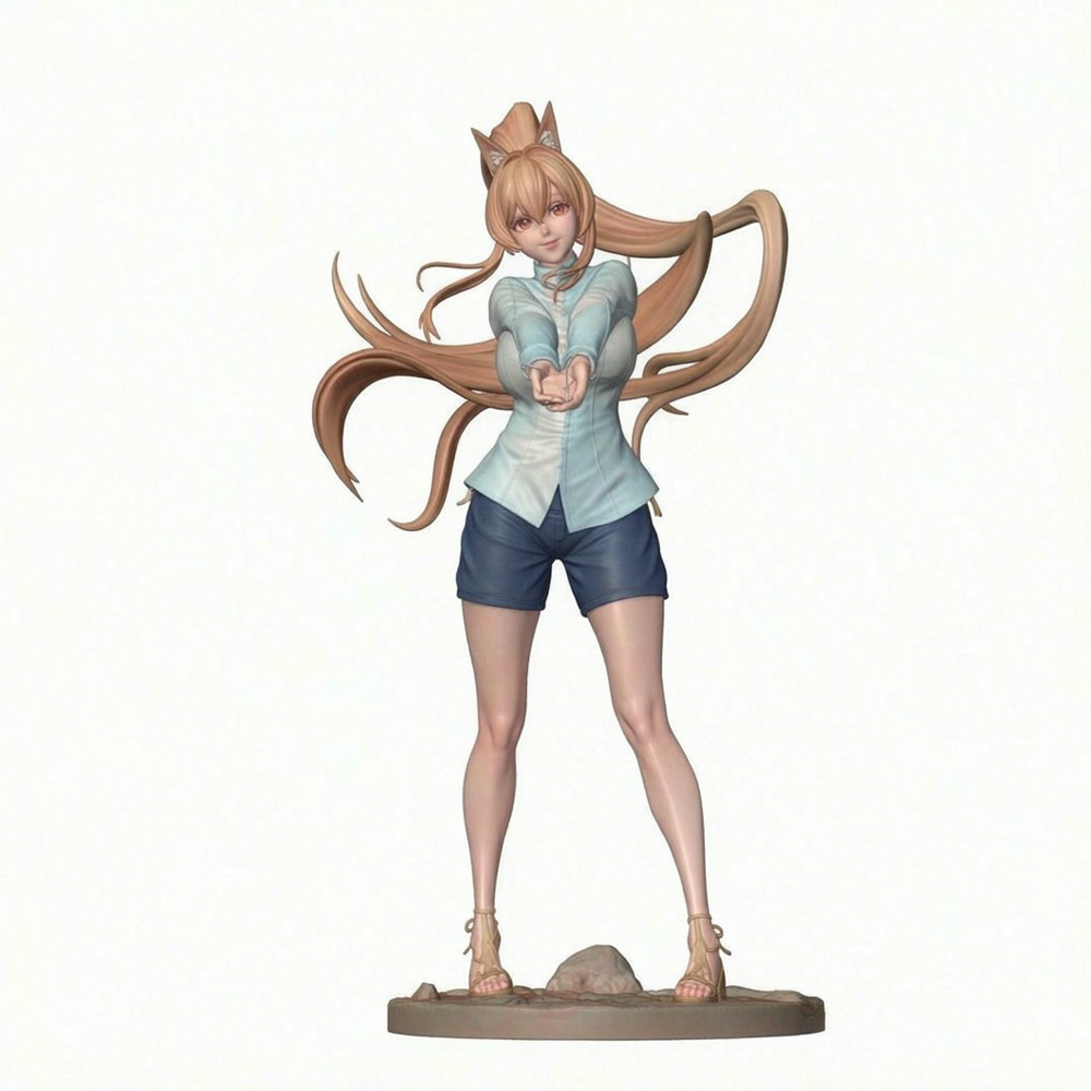 Model Kit Fantasy - Fantasy Cat Eared Girl Miniature Kit