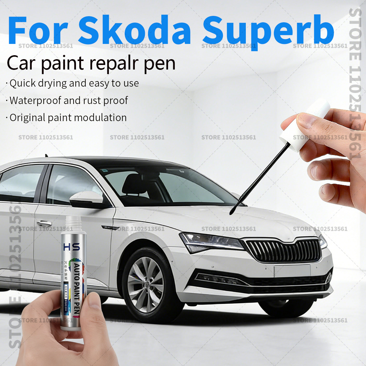 Car Paint Repair Pen For Skoda - Paint Model Kit 评论和价格