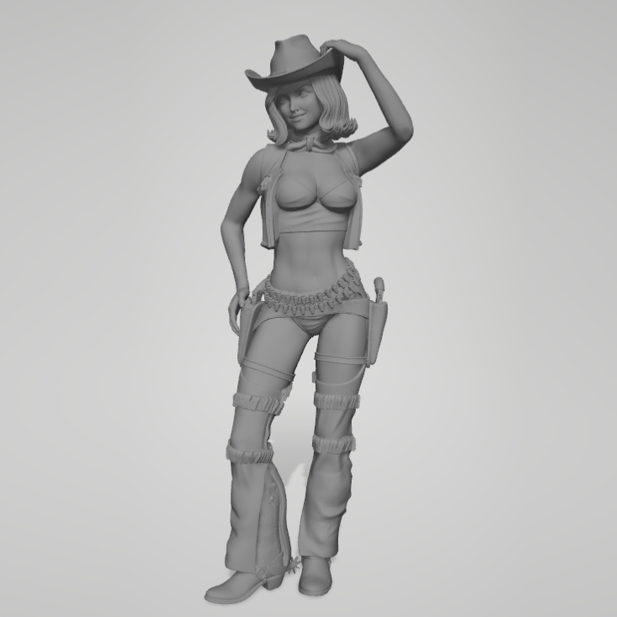 1/24 1/18 1/12 cowboy girl Una - Model Kit Fantasy 评论和价格