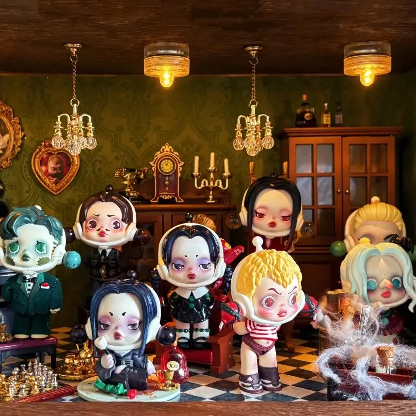 POP MART SKULLPANDA Addams Fam - Model Kit Anime Girl 评论和价格