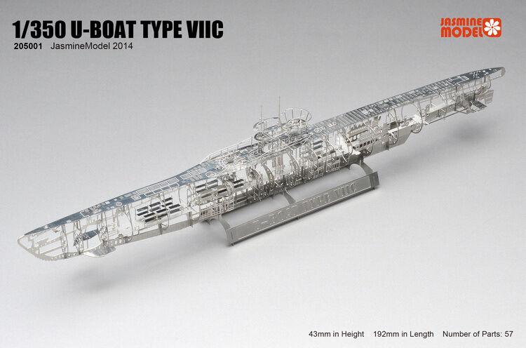 Jasmine Model 205001 1/350  U- - Model Kit Yacht 评论和价格